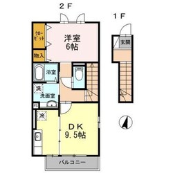 エスポワール鵠沼の物件間取画像